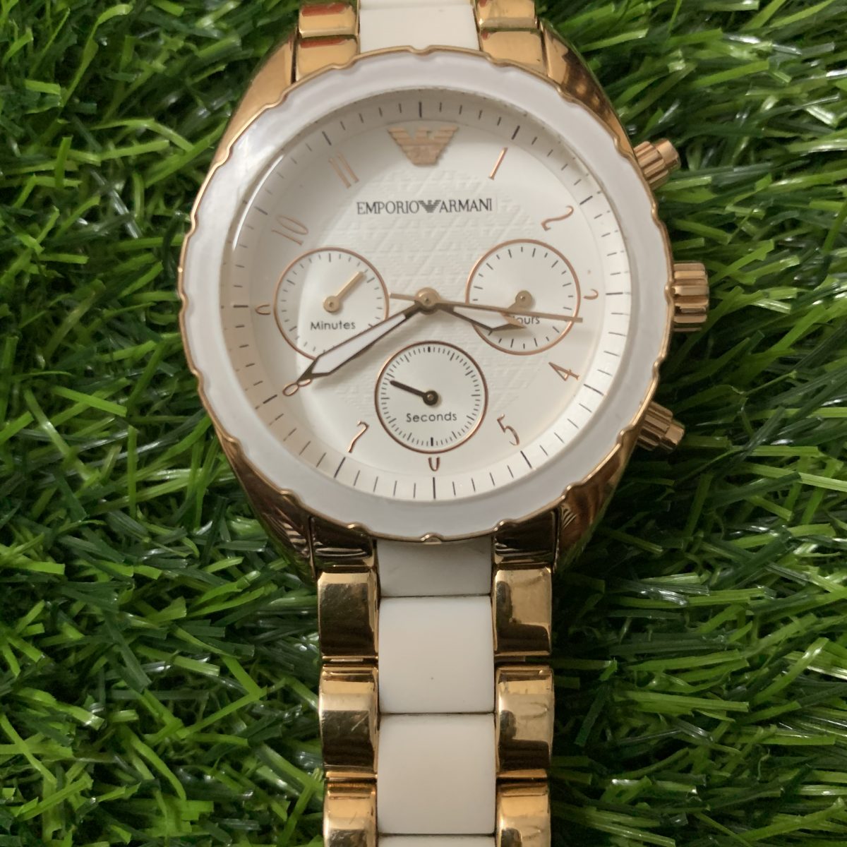 Ladies Emporio Armani Chronograph Watch AR5942 Ghadi.pk Original